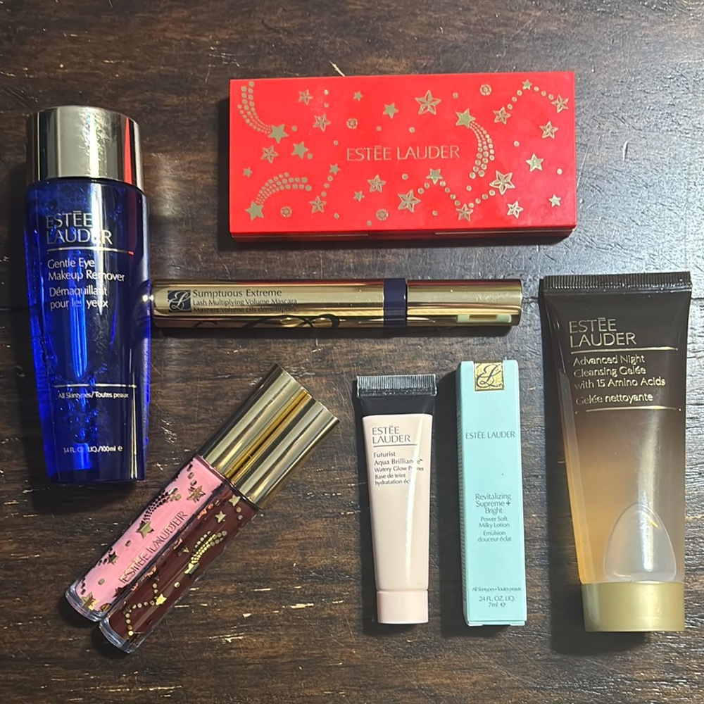 Estée Lauder 8-Piece Skincare, Lip, & Makeup Bundle